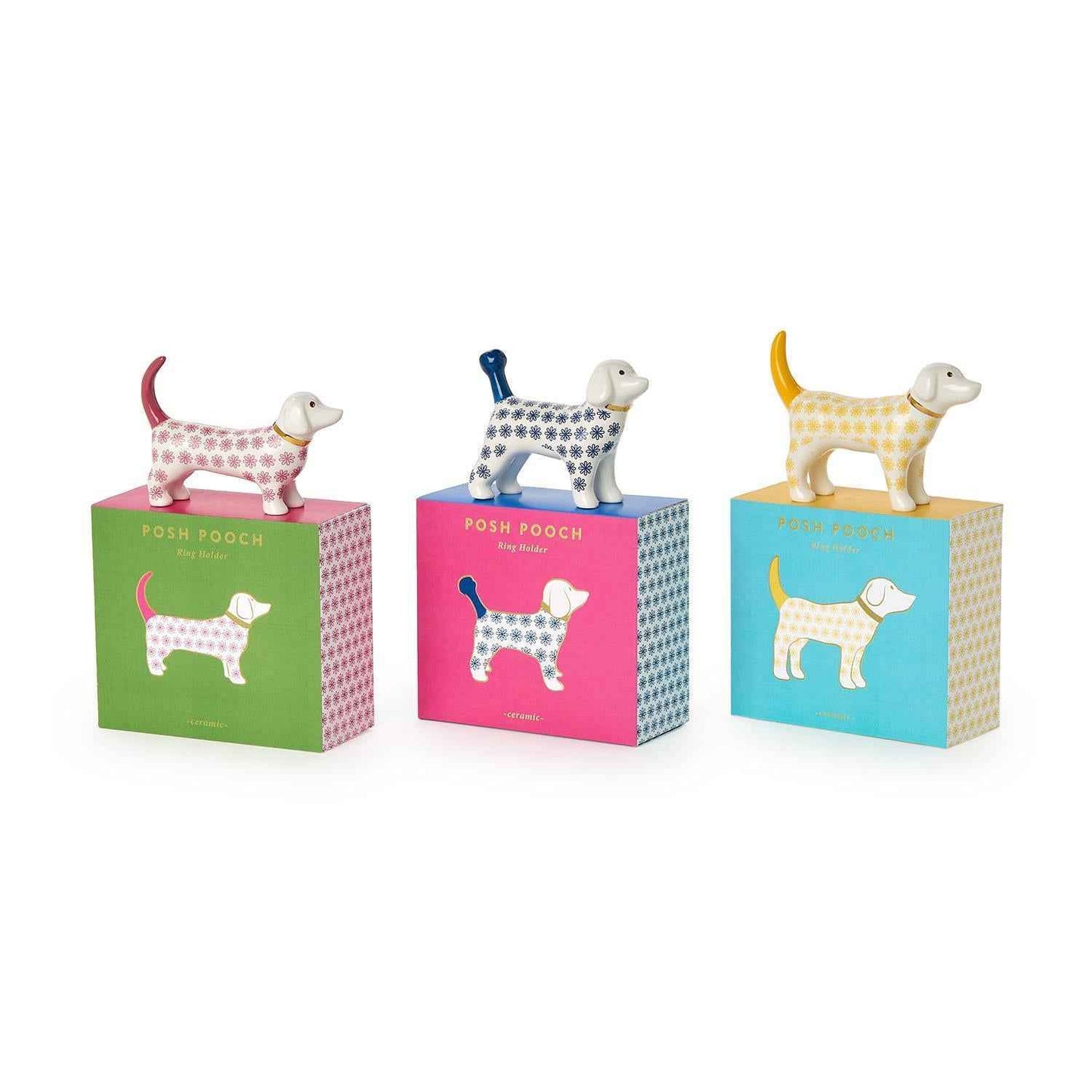 Dog Lover Ceramic Ring Holders