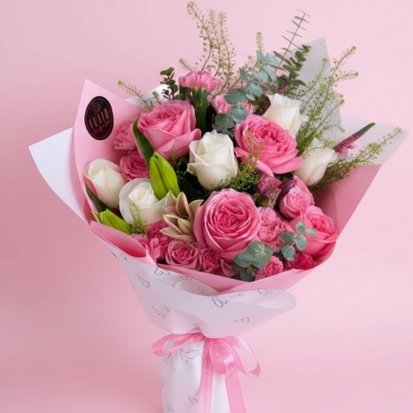 All For Love Fancy Bouquet Wrap - Flair Flower Bar & Studio - Cincinnati - Northern Kentucky - Florence