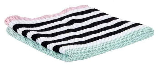 Miss Étoile  Dishcloth with small stripes