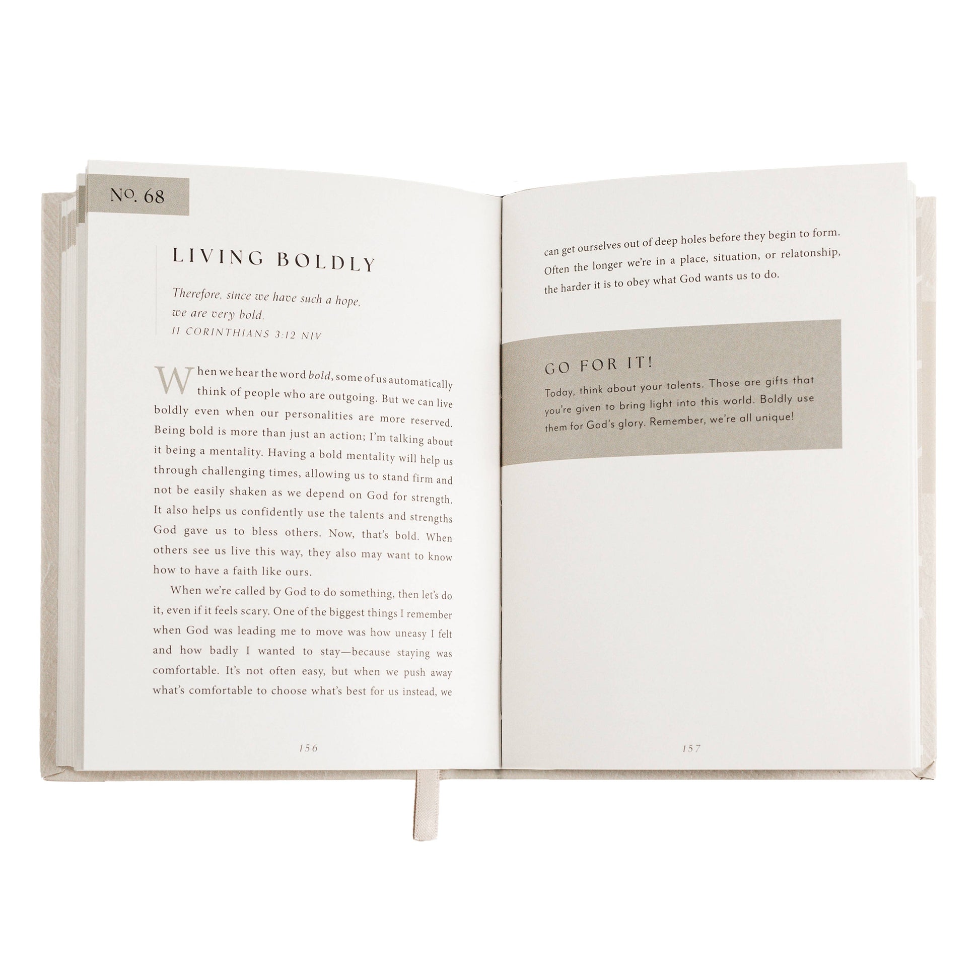 Go For It: 90 Devotions to Boldly Live the Life God Created - Flair Flower Bar & Studio