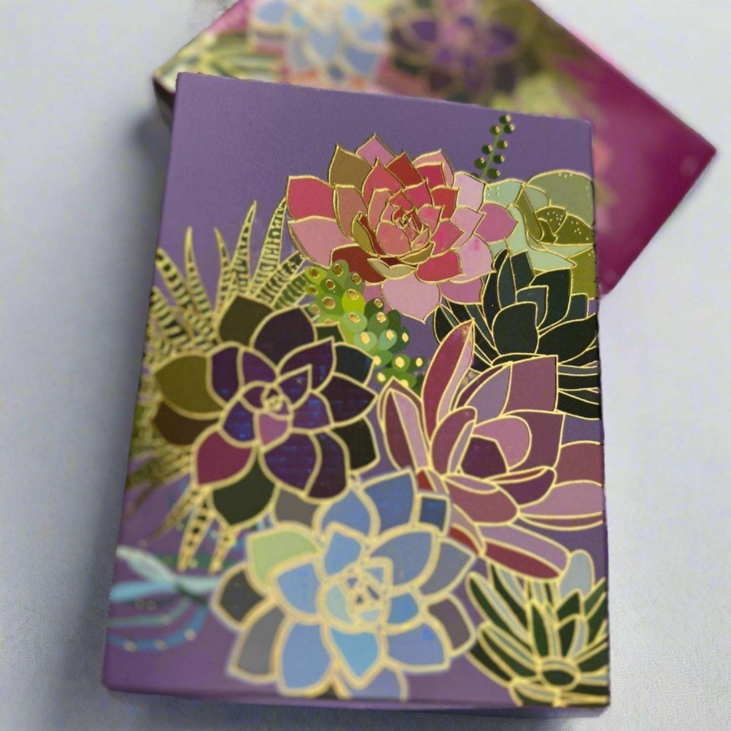 4" Succulent Paradise Extra Long 50 Count Match Box - Flair Flower Bar & Studio