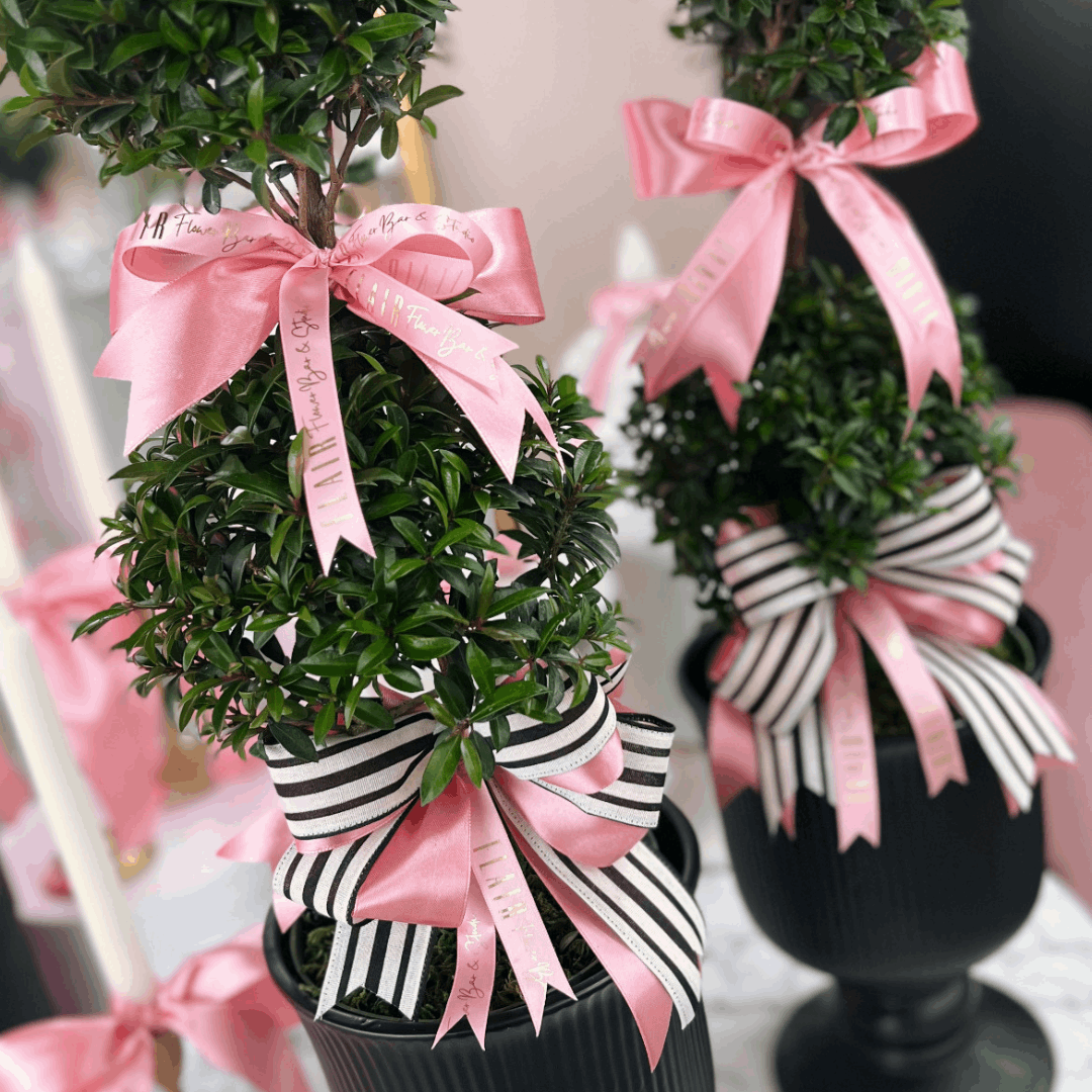 Spring Whimsy Topiary in Pedestal Urn – Limited Edition