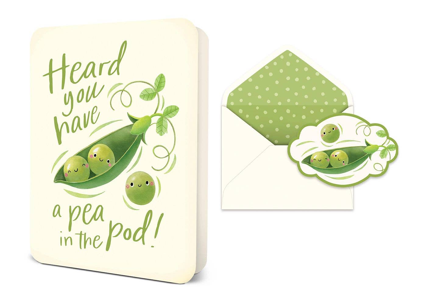 A Pea in the Pod Deluxe Greeting Card - Flair Flower Bar & Studio