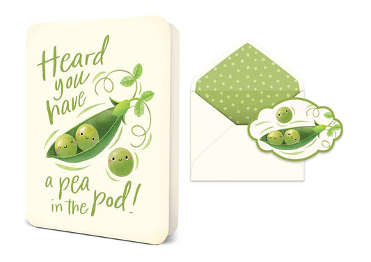 A Pea in the Pod Deluxe Greeting Card - Flair Flower Bar & Studio