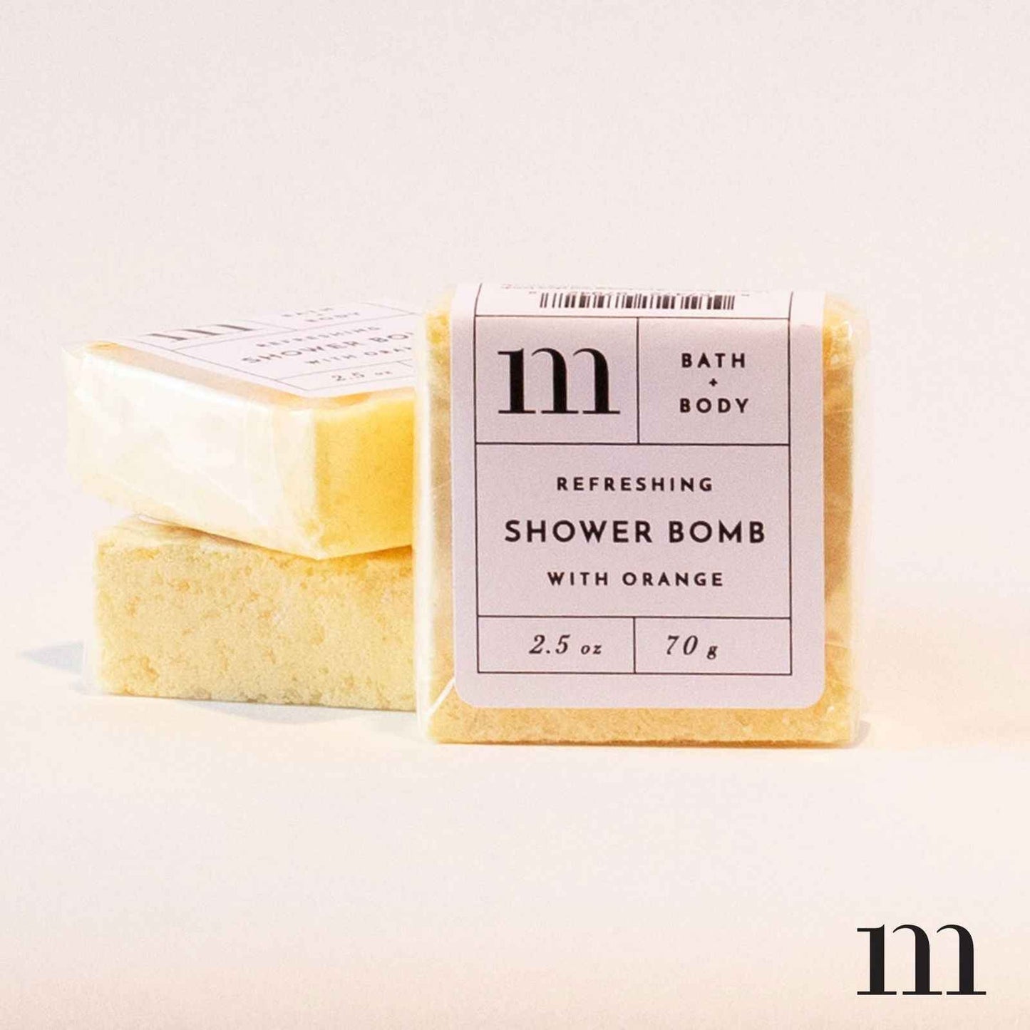 Aromatherapy Shower Bomb: Refreshing w/ Orange