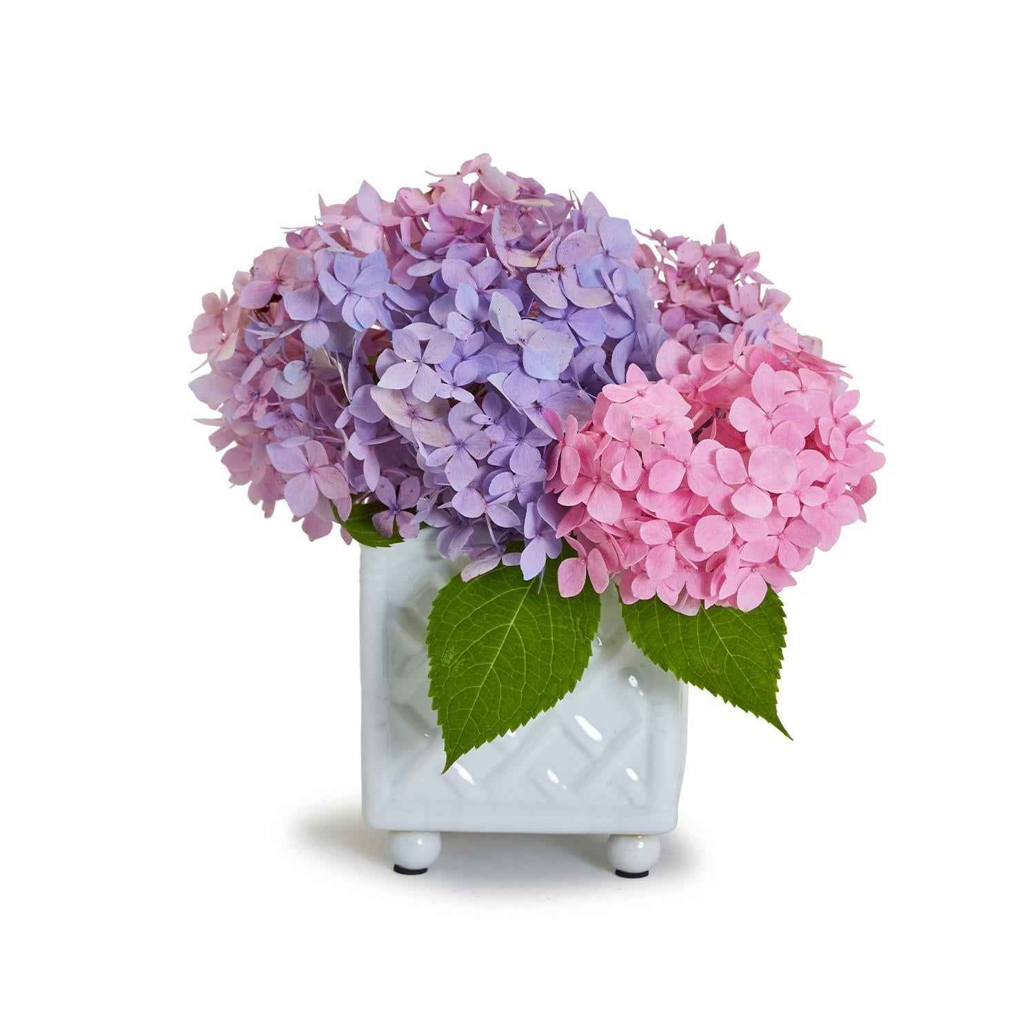 Bamboo Pattern Square Flower Arranger