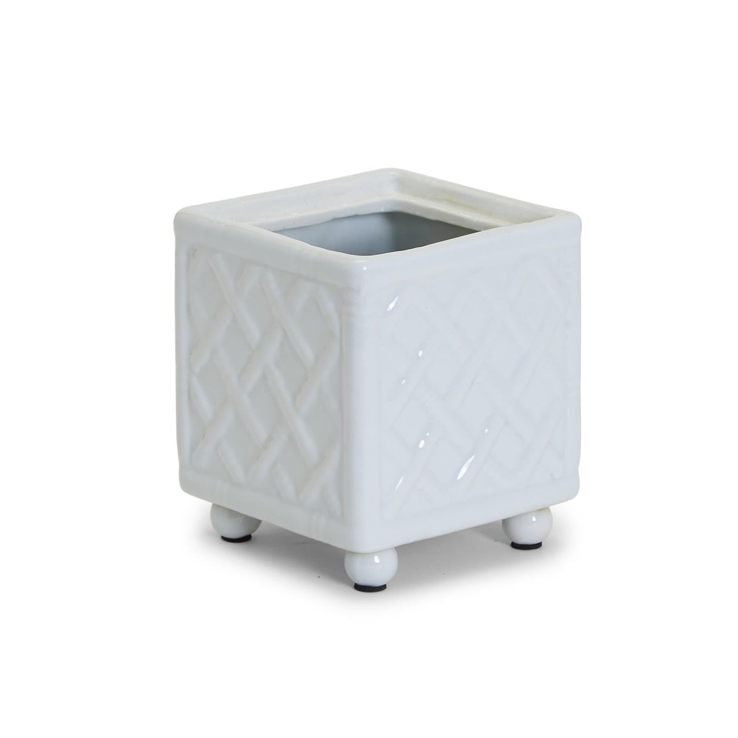 Bamboo Pattern Square Flower Arranger - Flair Flower Bar & Studio