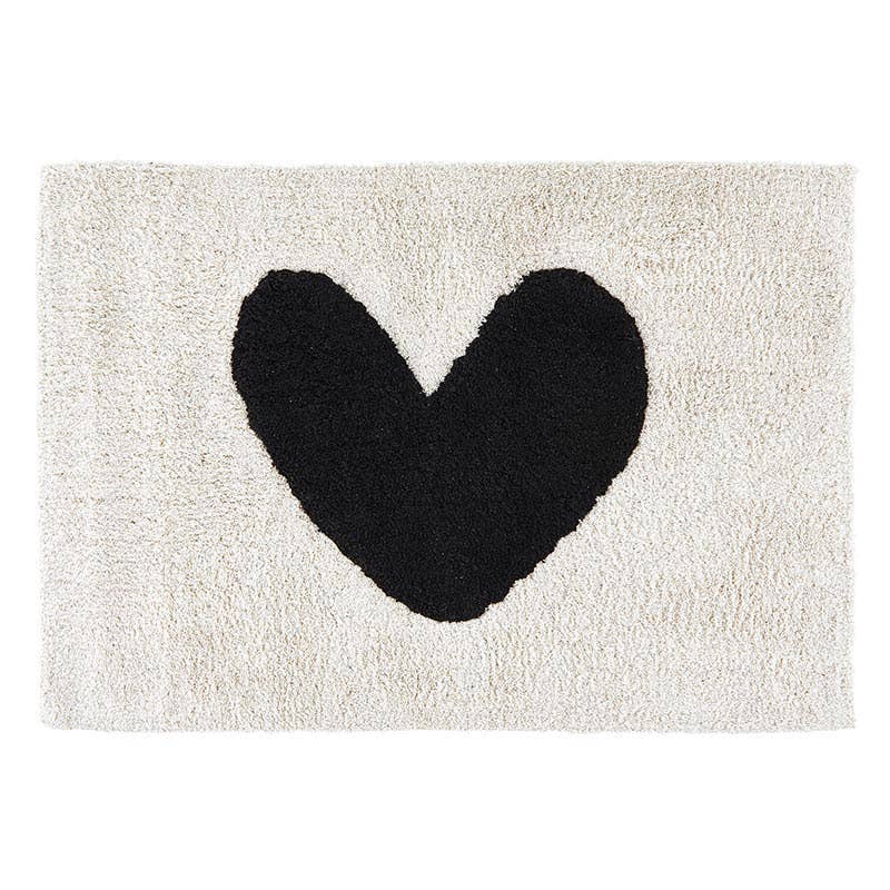 Bath Mat - Heart - Flair Flower Bar & Studio