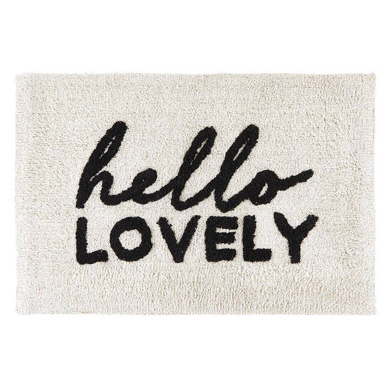 Bath Mat - Hello Lovely - Flair Flower Bar & Studio