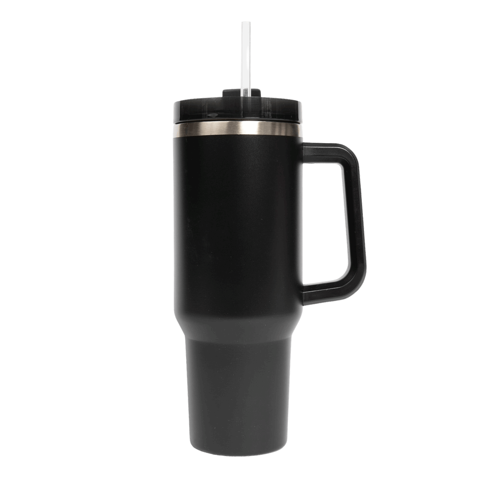 Black 40 oz Travel Tumbler - Flair Flower Bar & Studio