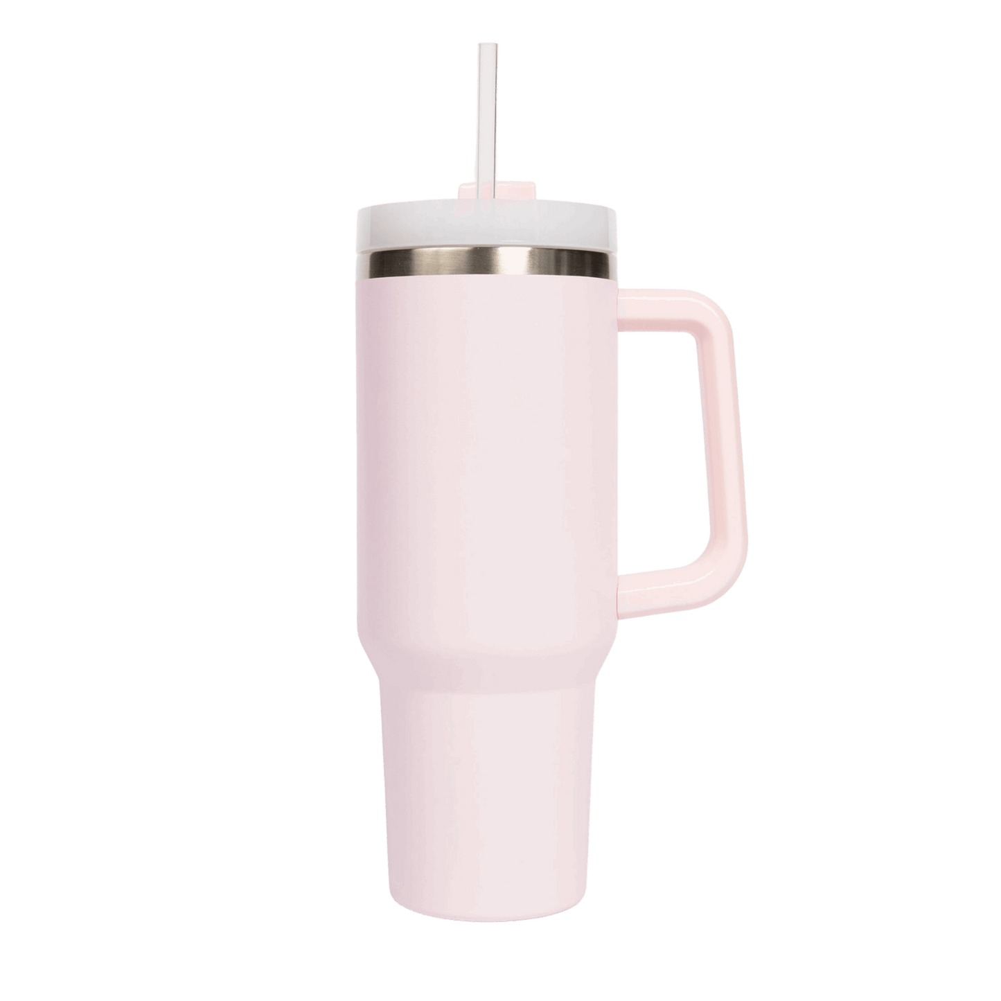 Blush Pink 40 oz Travel Tumbler - Flair Flower Bar & Studio