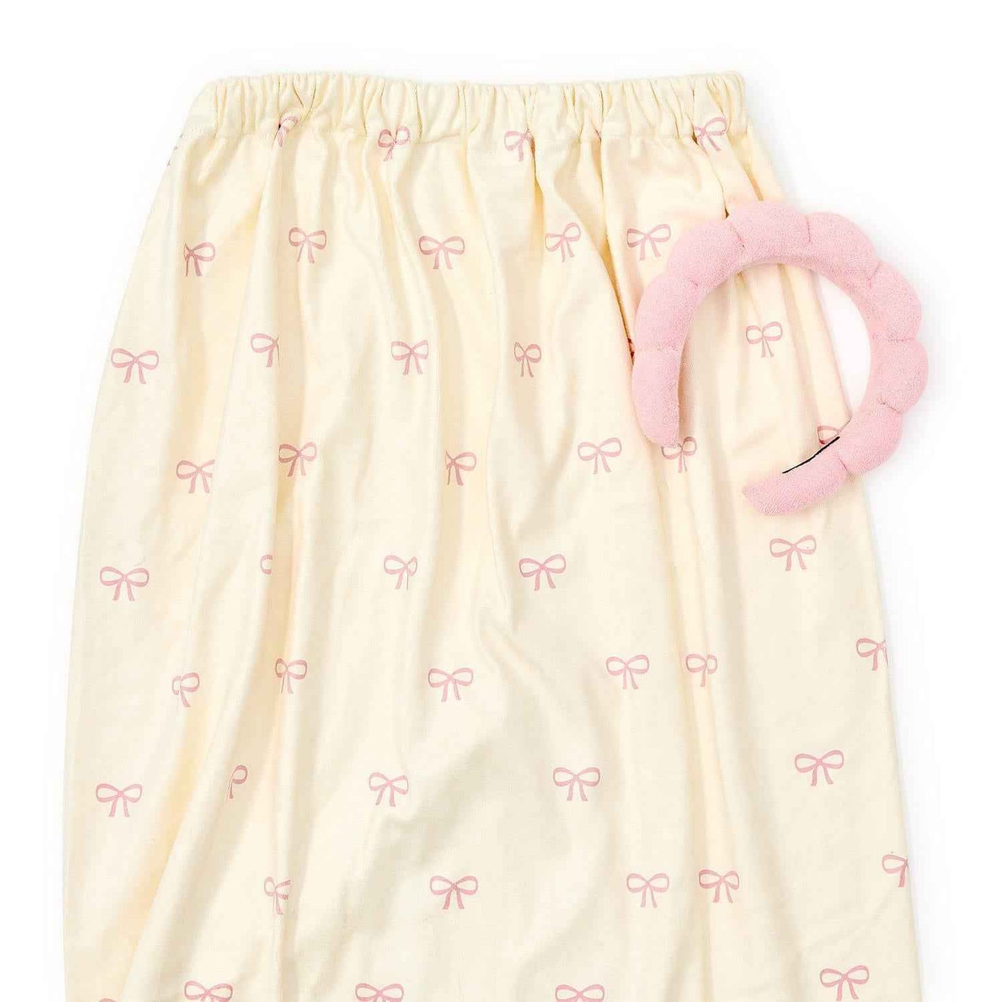 Bow Headband and Wrap Towel Set