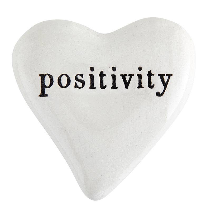Ceramic Heart - Positivity - Flair Flower Bar & Studio
