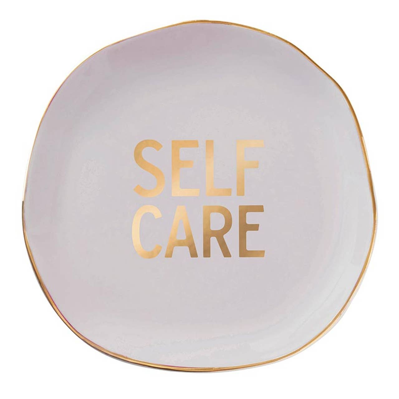 Ceramic Tray with Makeup Sponge - Self Care - Flair Flower Bar & Studio