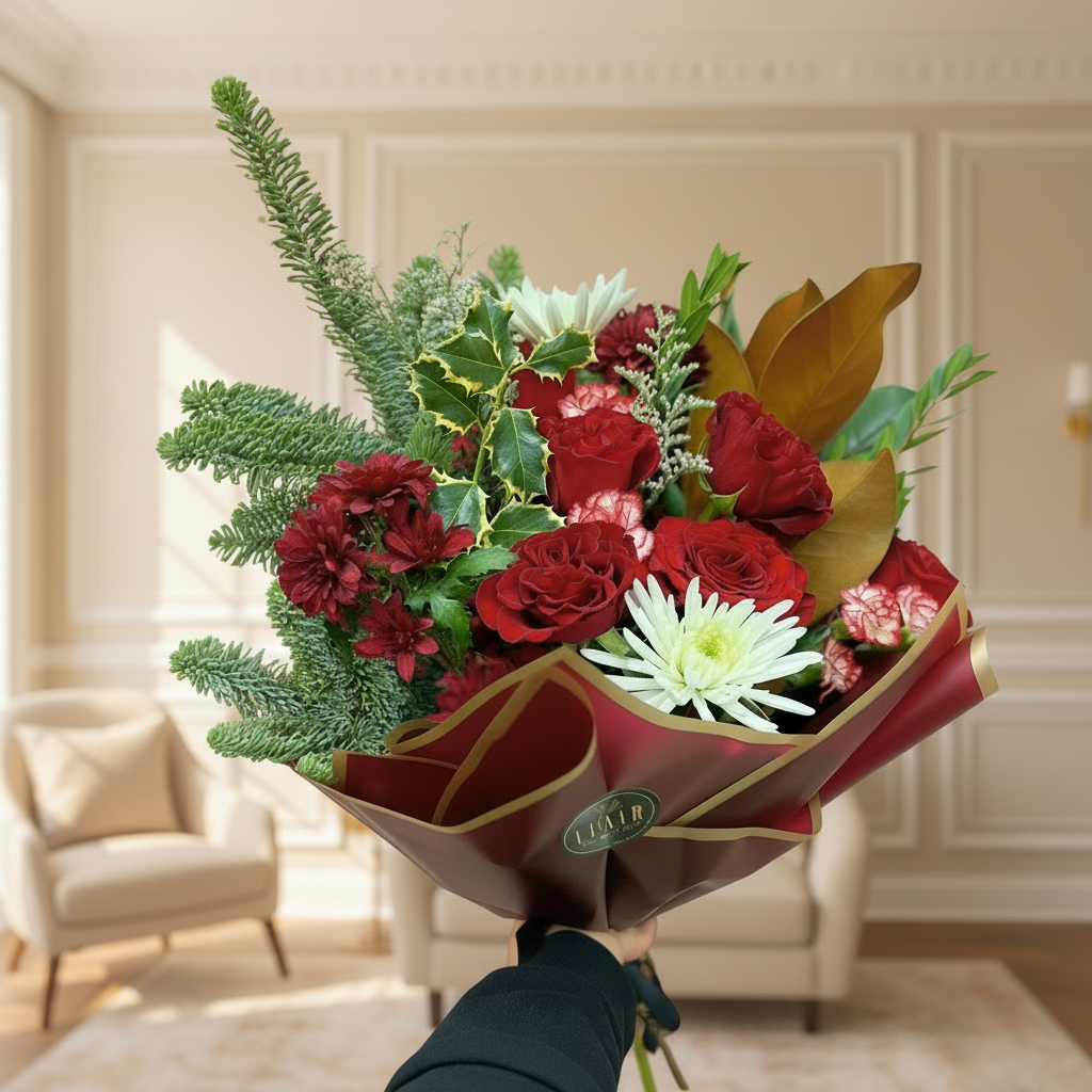 Christmas Love Bouquet - Flair Flower Bar & Studio