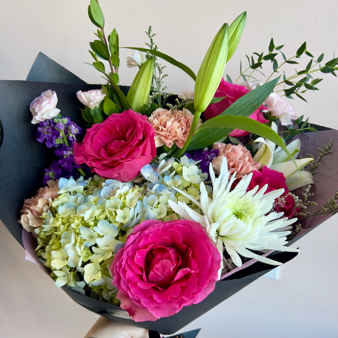 Classic Hand Tied Flair Flower Bouquet - Flair Flower Bar & Studio