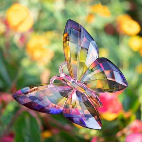 Acrylic Radiant Hanging Butterflies – Double-Sided Suncatcher Ornament