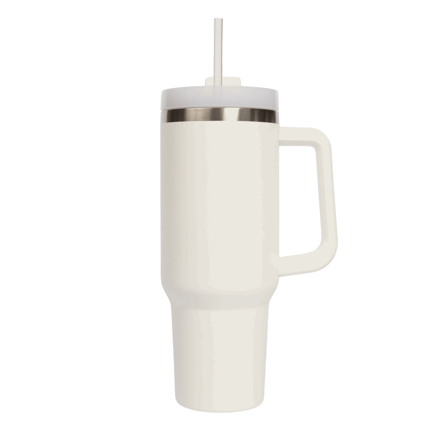 Cream 40 oz Travel Tumbler - Home Decor & Gifts - Flair Flower Bar & Studio