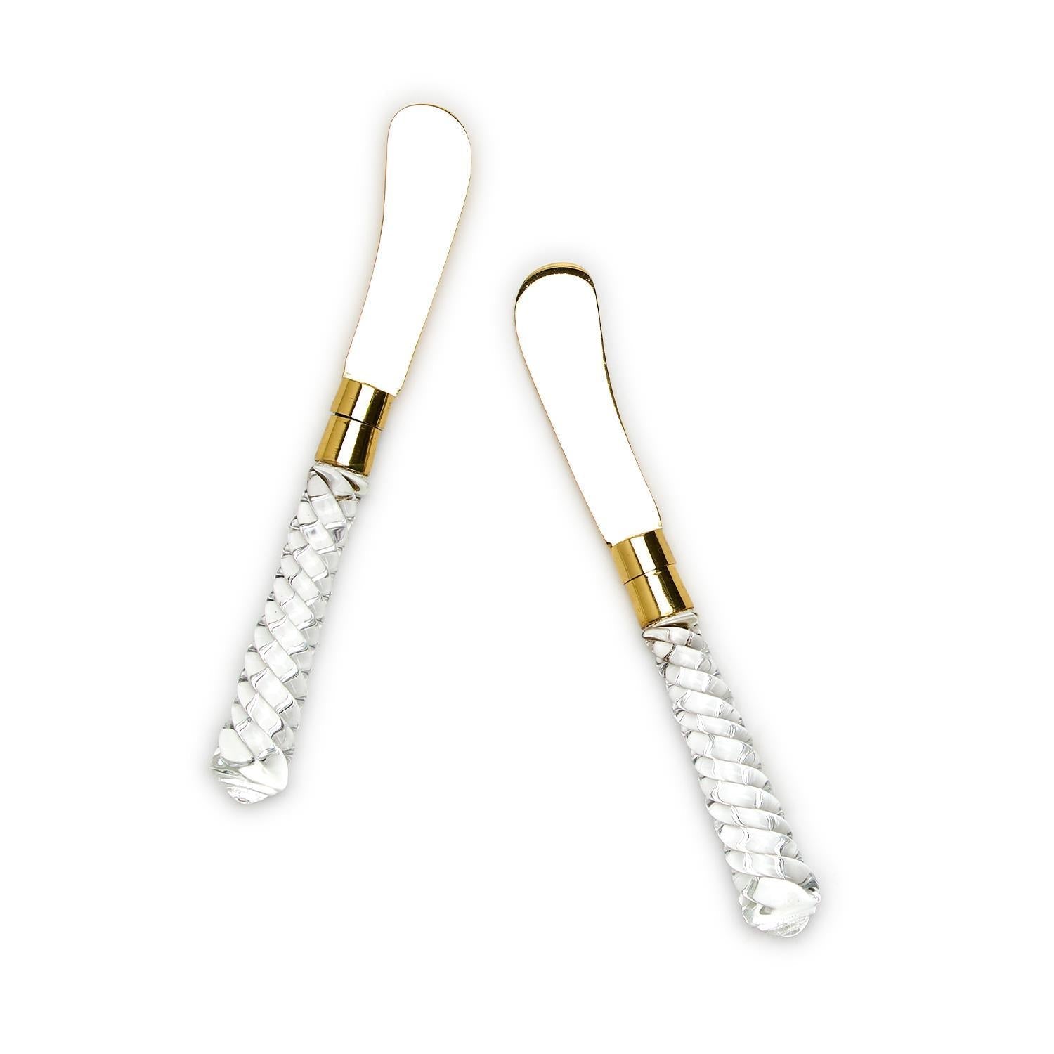 Crystal Clear Spreader Knives - Flair Flower Bar & Studio