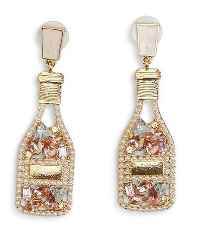 Crystal Embellished Earrings - Let's Celebrate