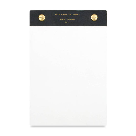 Desktop Notepad - Black - Flair Flower Bar & Studio