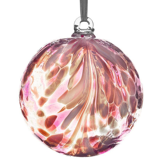 Friendship Ball - Feather Design - Flamingo - Flair Flower Bar & Studio