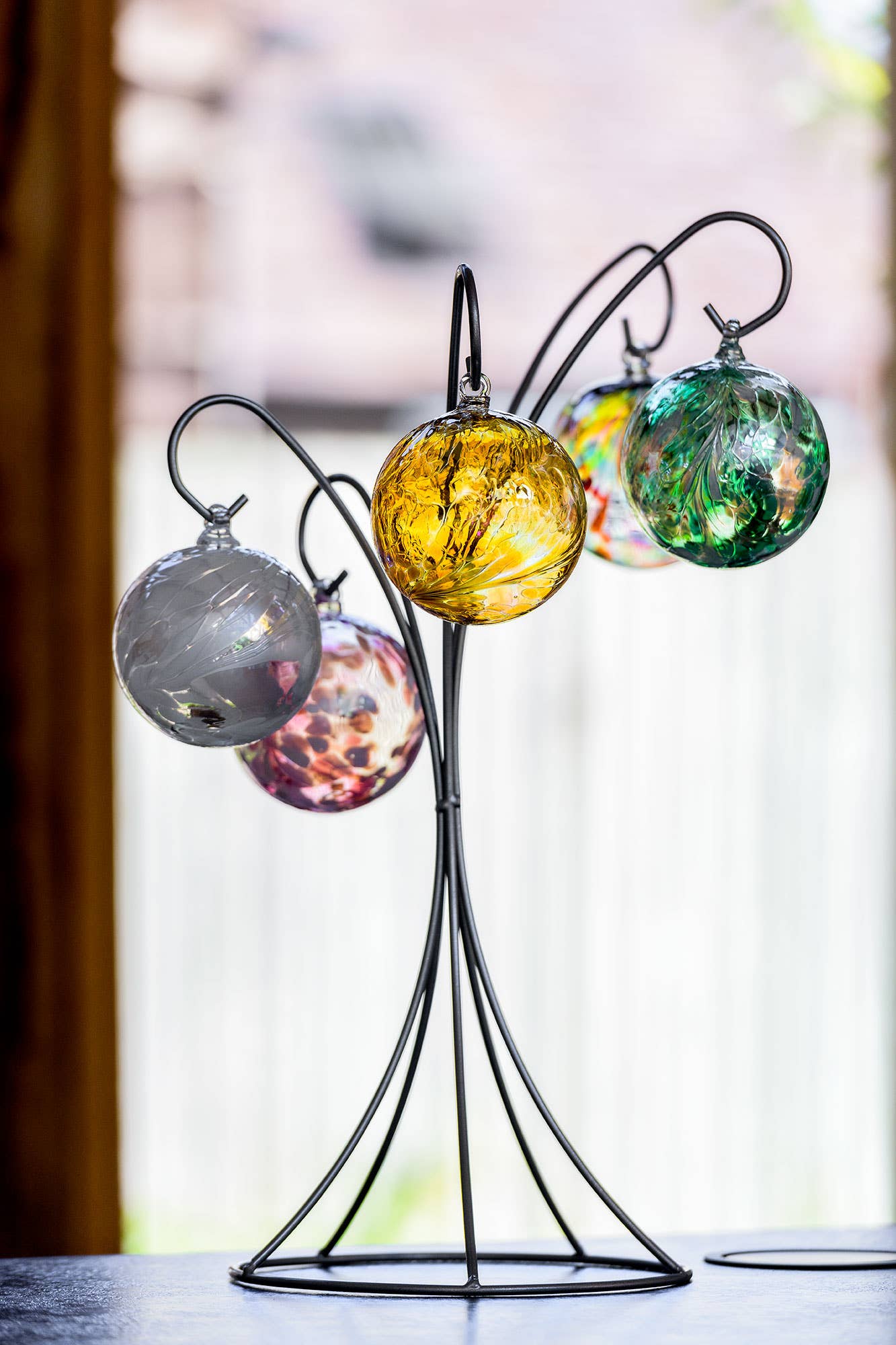 Friendship Ball - Feather Design - Flamingo - Flair Flower Bar & Studio