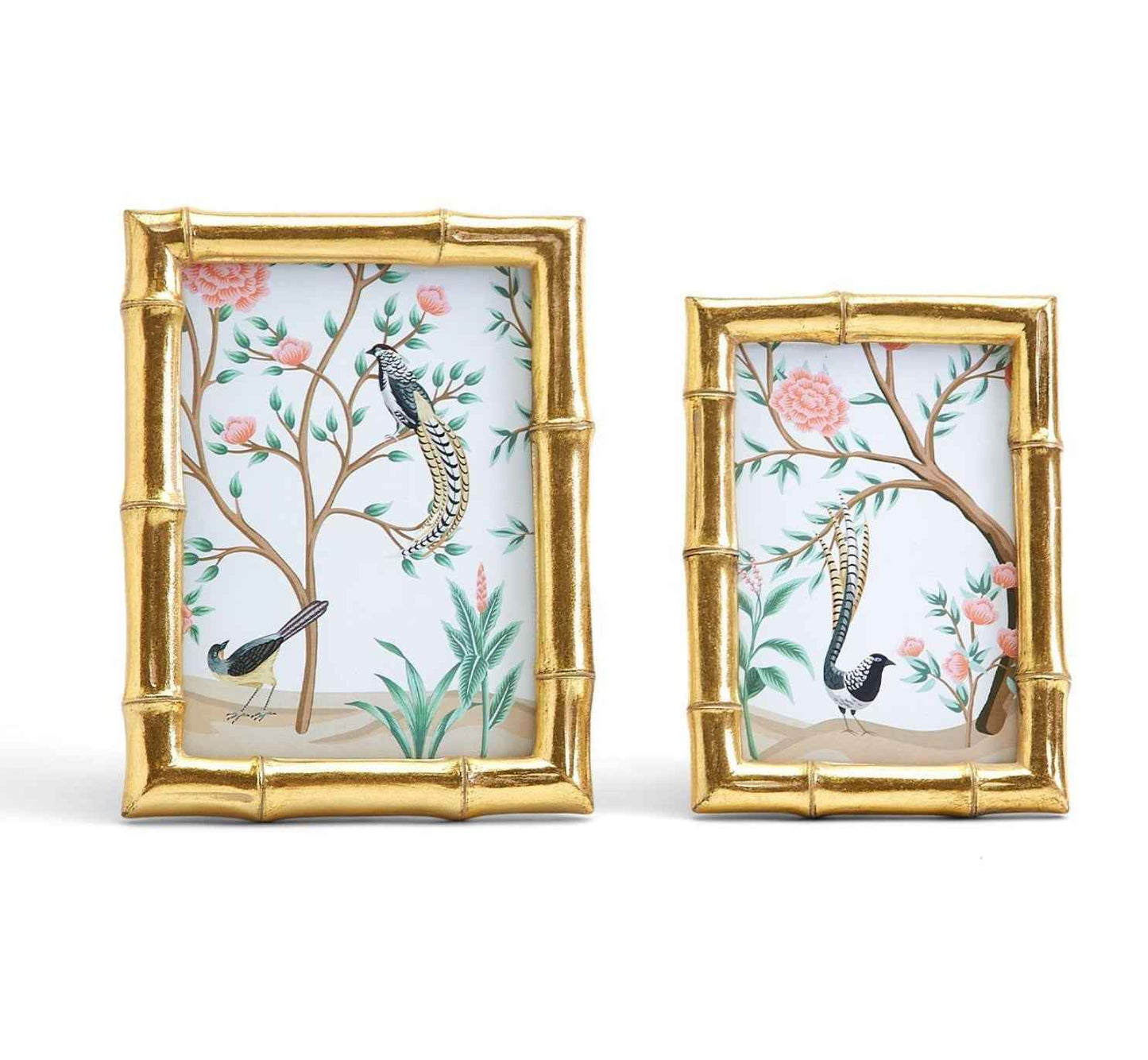 Gold Faux Bamboo Photo Frame