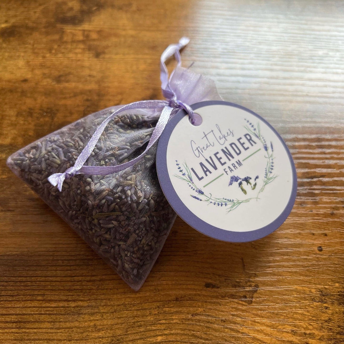 Great Lakes Lavender Farm Sachet Bag Filled with Lavender - Flair Flower Bar & Studio