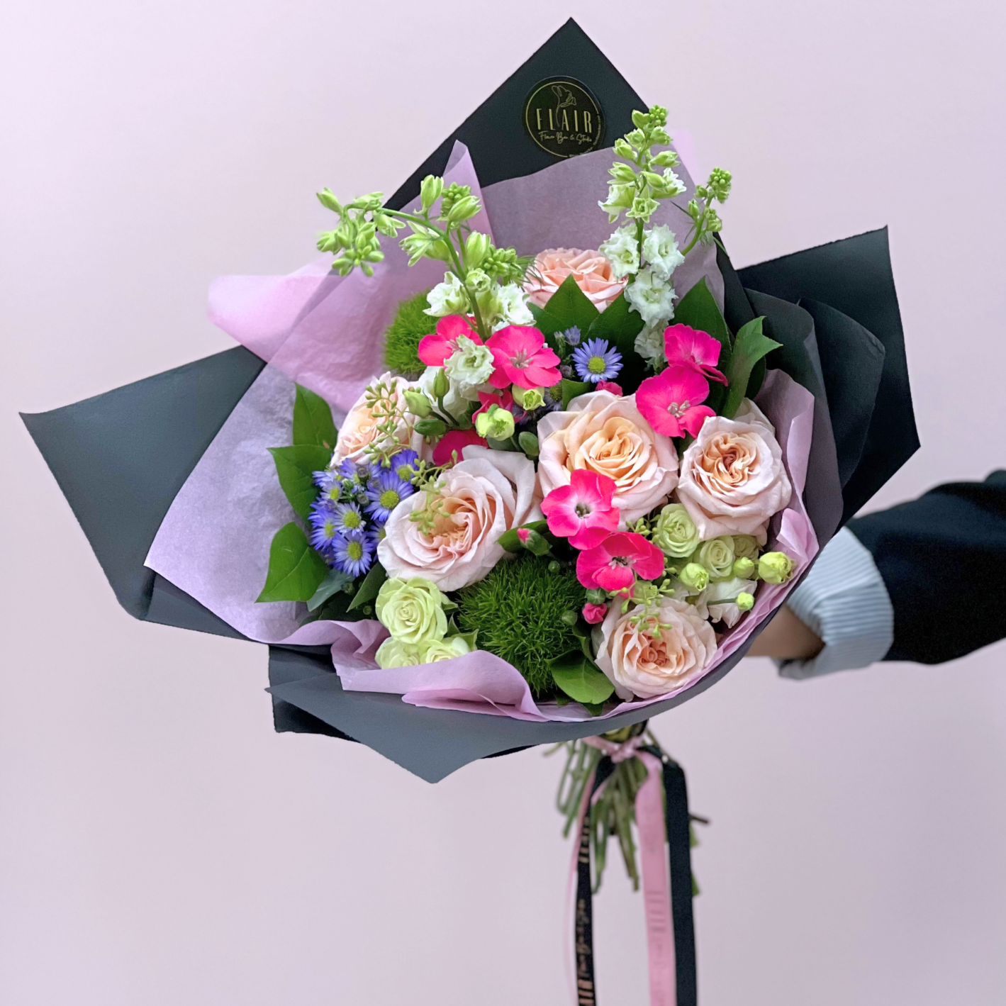 Hand Tied Flair Flower Bouquet - Flair Flower Bar & Studio