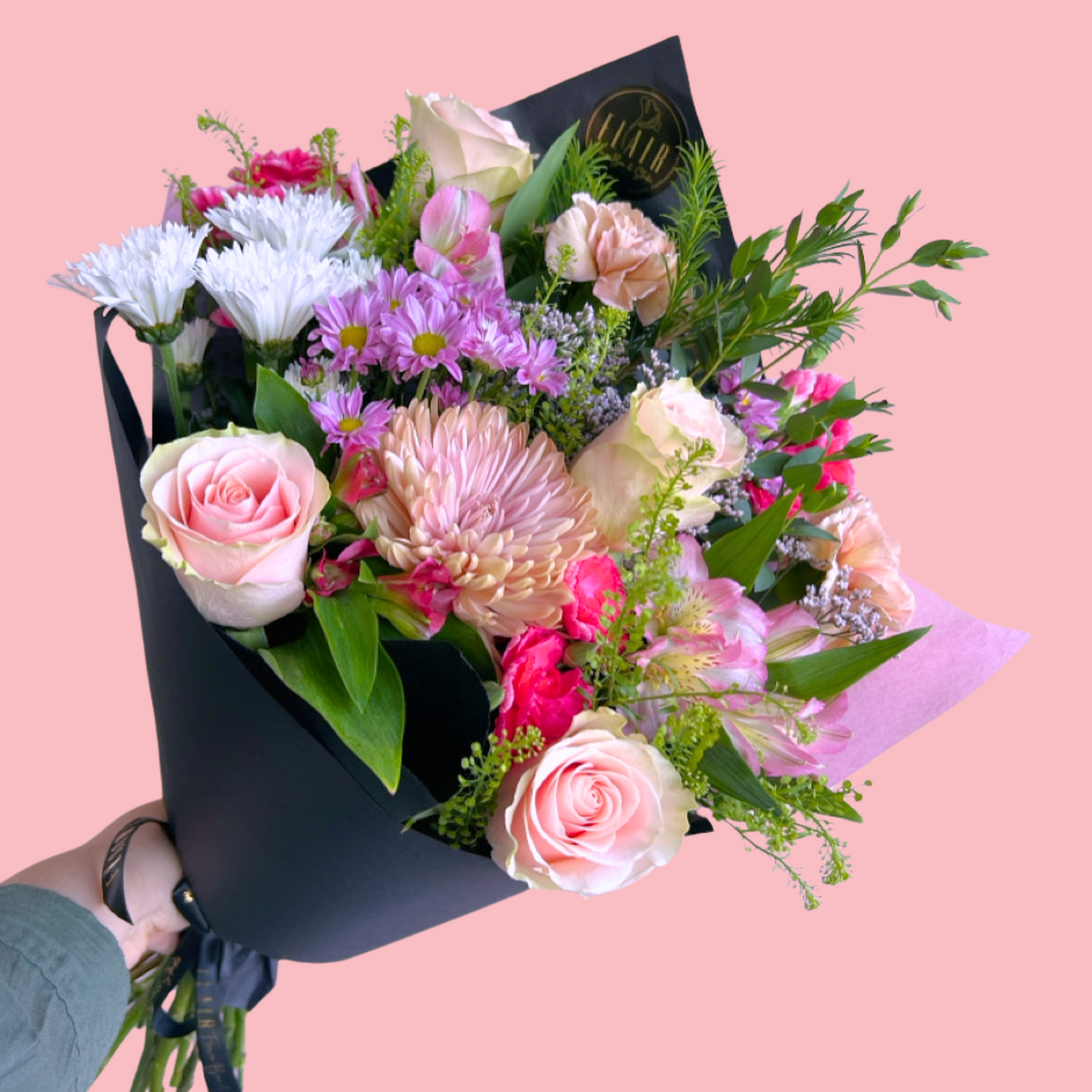 Hand Tied Flair Flower Bouquet - Flair Flower Bar & Studio