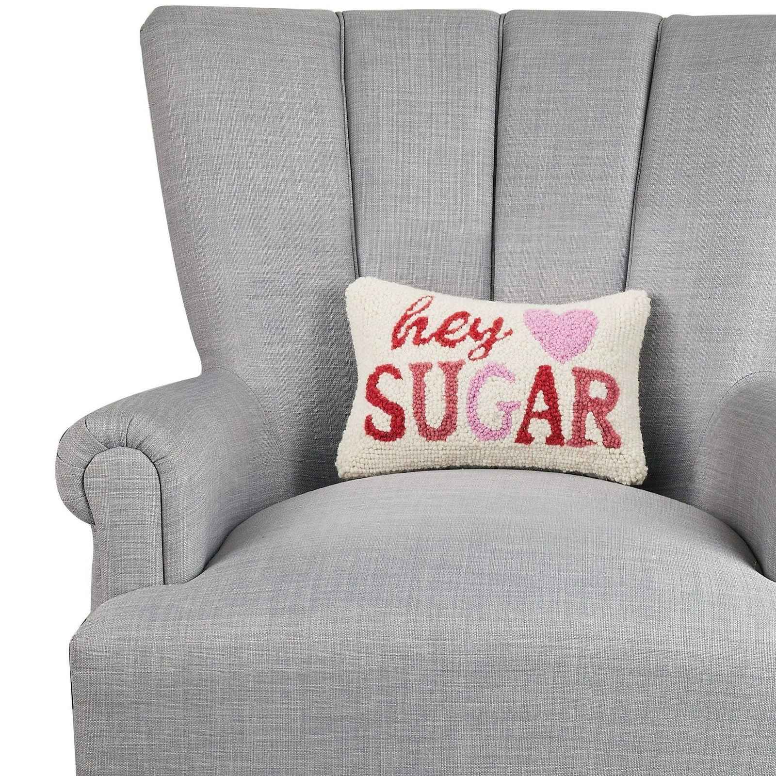 Hey Sugar Hook Pillow