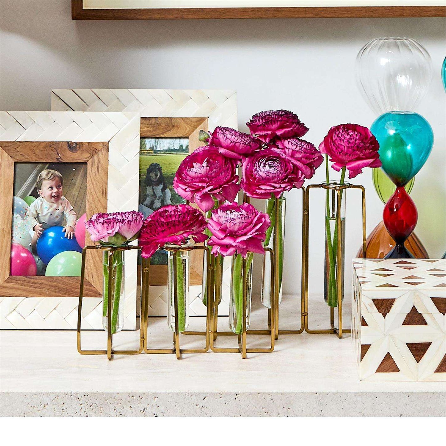 Lavoisier Golden Flower Vase - Flair Flower Bar & Studio