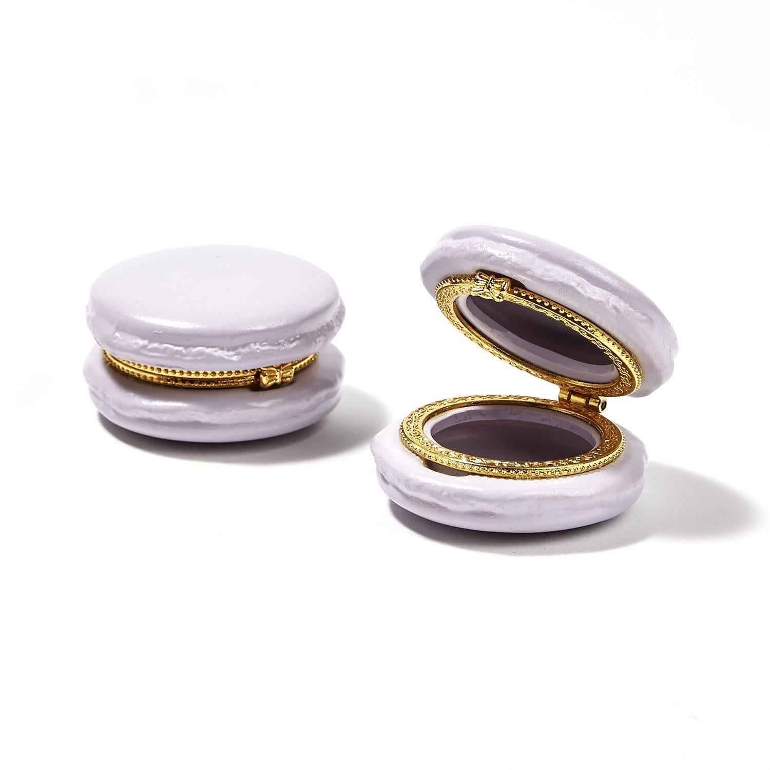 Macaron Limoges Style Trinket Boxes
