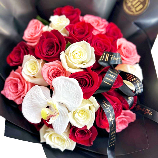 Flair Mixed Rose Bouquet