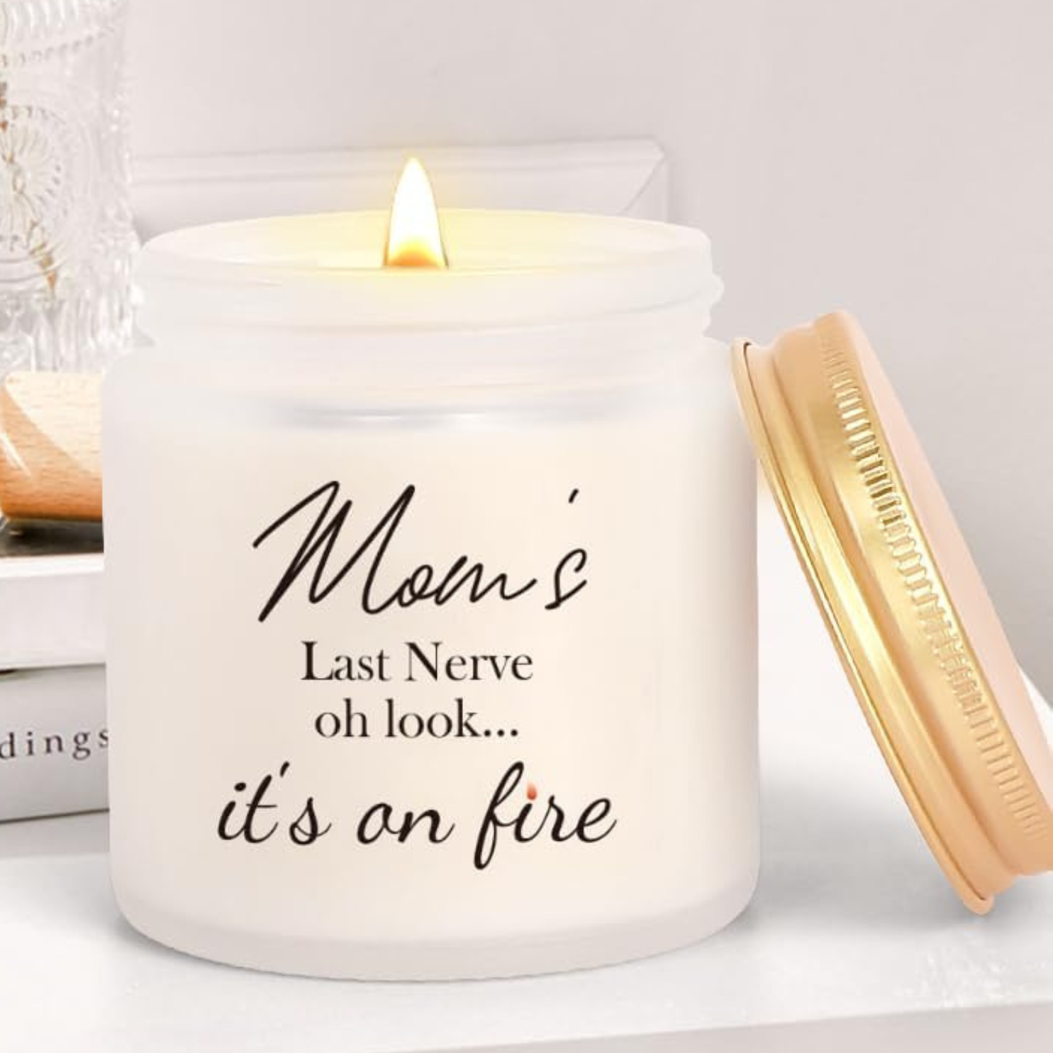 Mom's Last Nerve Candle - Flair Flower Bar & Studio