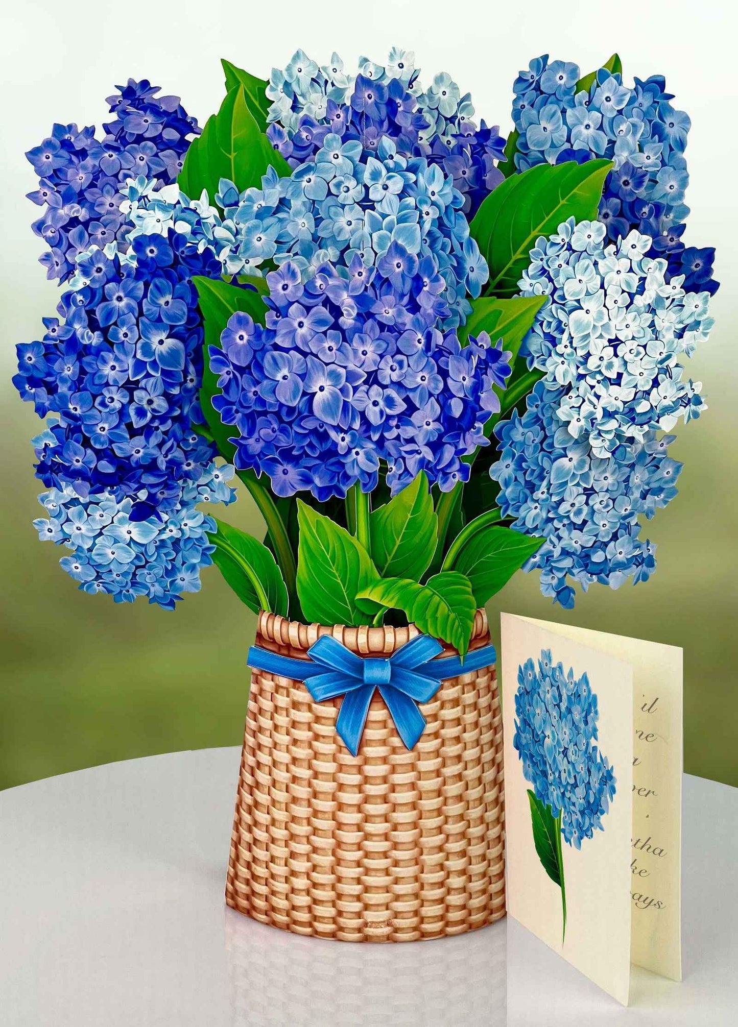 Nantucket Hydrangeas Greeting Card by FreshCut Paper LLC