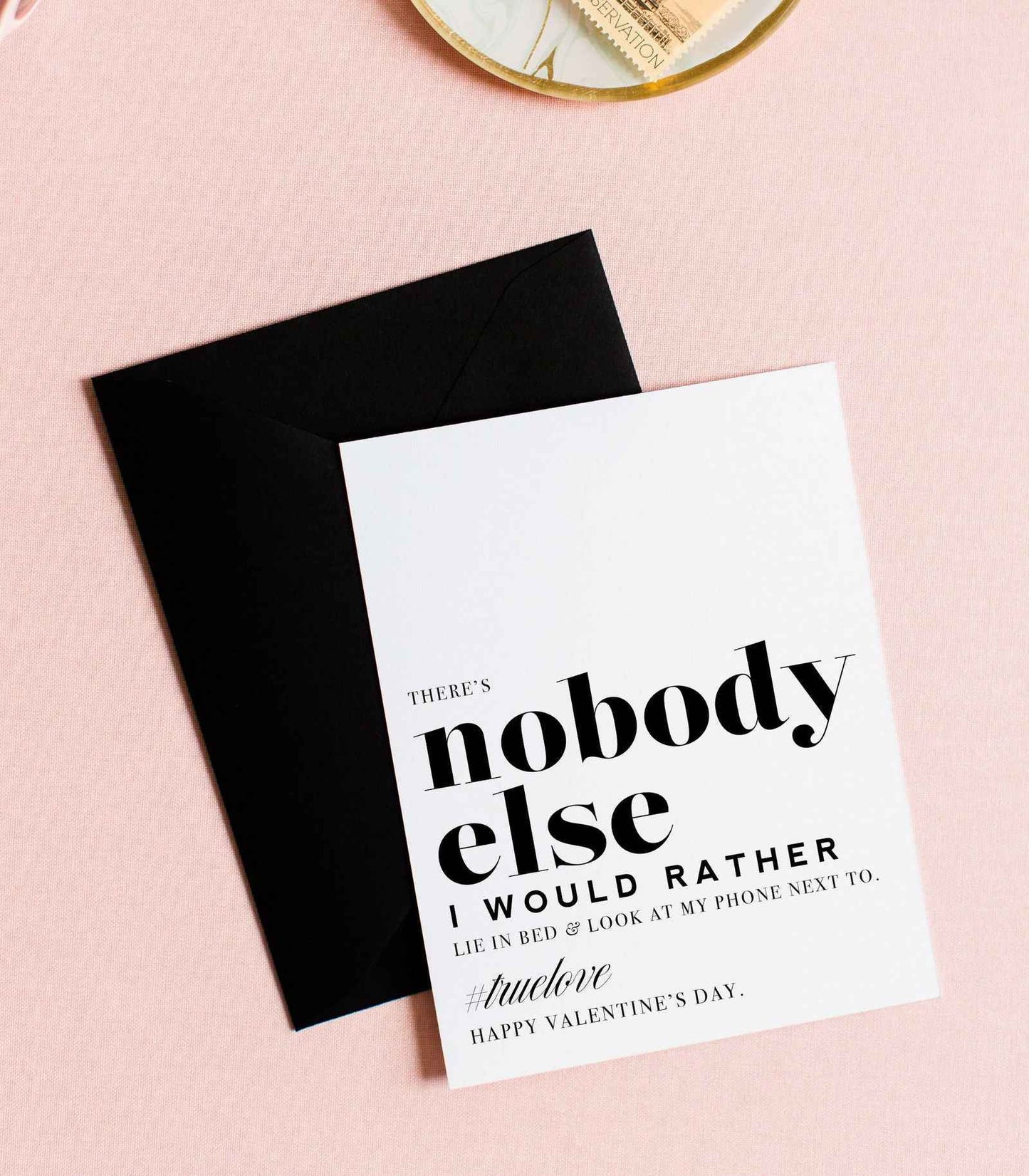 Nobody Else I'd Rather - Witty Valentine's Day Greeting Card