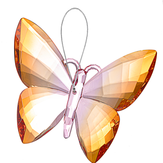 Acrylic Radiant Hanging Butterflies – Double-Sided Suncatcher Ornament