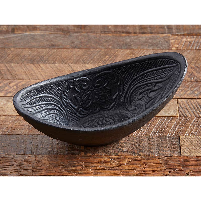 Oval Cast Iron Catchall Bowl - Flair Flower Bar & Studio