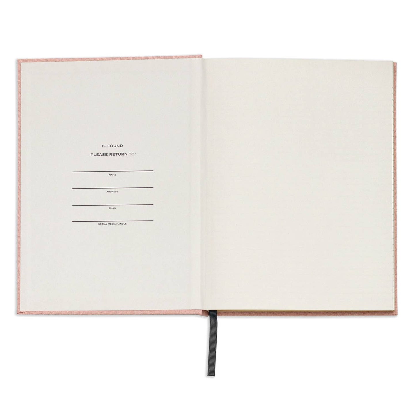 Pink Linen Note to Self Journal - Flair Flower Bar & Studio