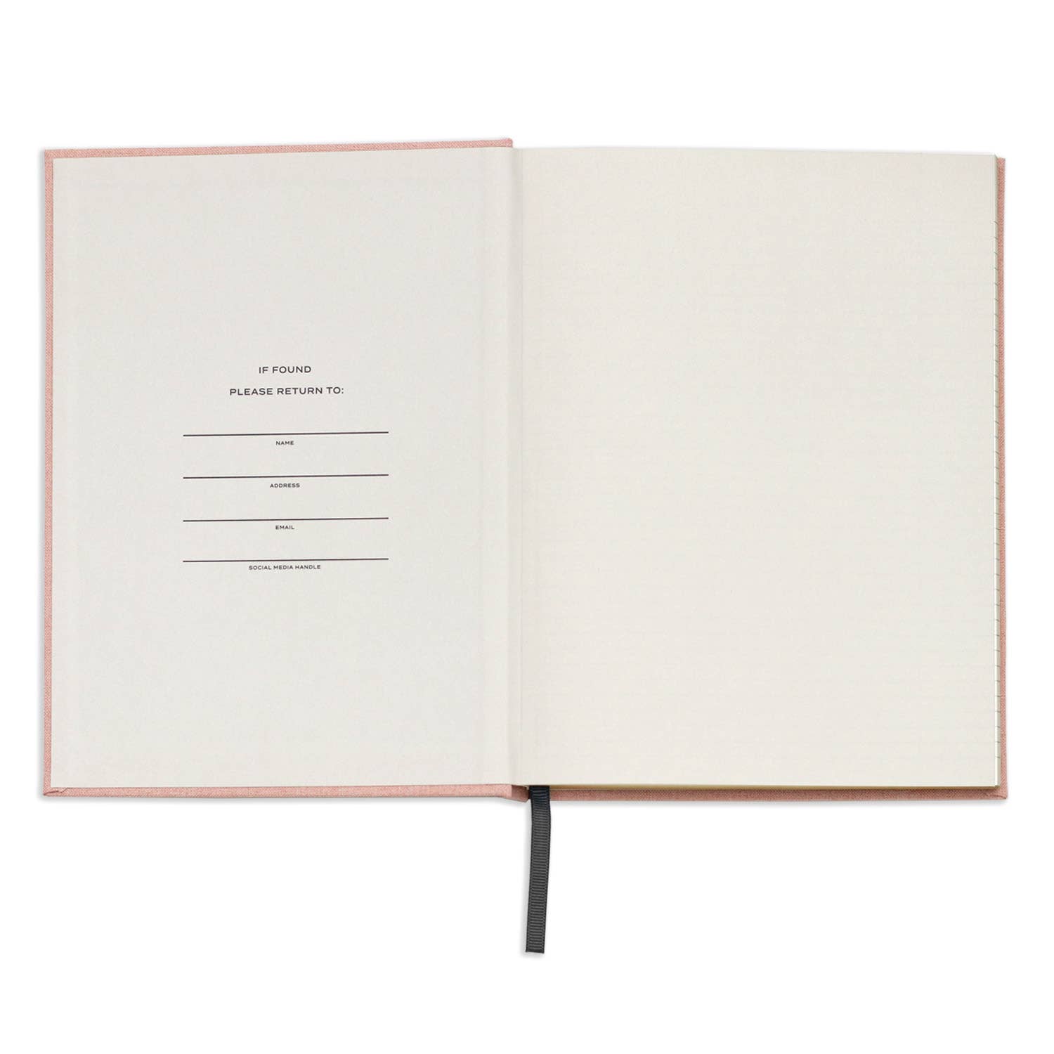 Pink Linen Note to Self Journal - Flair Flower Bar & Studio
