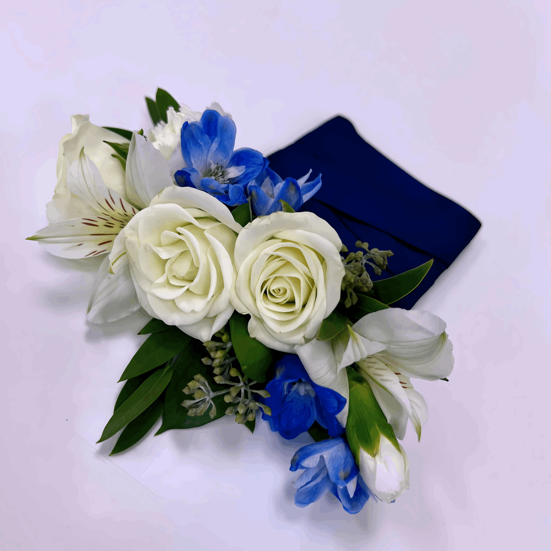 Prom Homecoming Coordinating Corsage & Boutonniere Set - Neutral - Flair Flower Bar & Studio