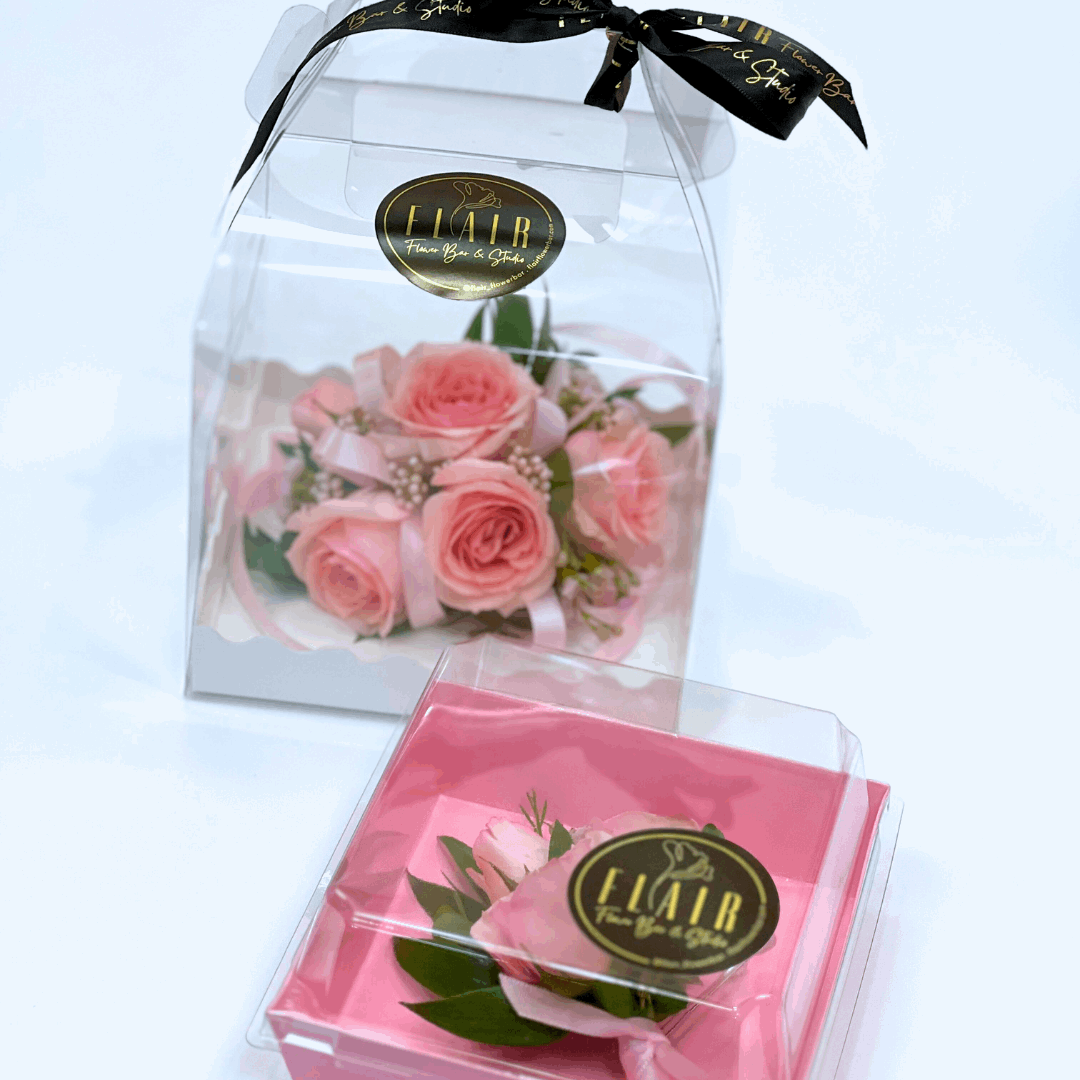 Prom Homecoming Coordinating Corsage & Boutonniere Set - Pastel - Flair Flower Bar & Studio