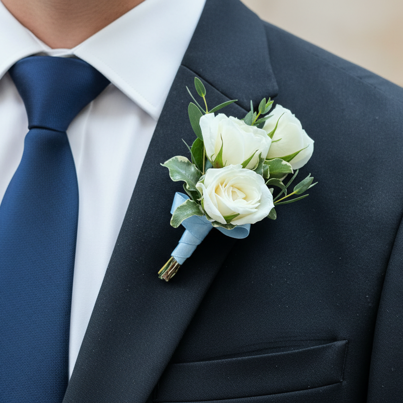 Prom-Homecoming Boutonniere - Flair Flower Bar & Studio - Cincinnati - Northern Kentucky - Florence