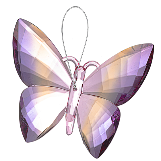 Acrylic Radiant Hanging Butterflies – Double-Sided Suncatcher Ornament