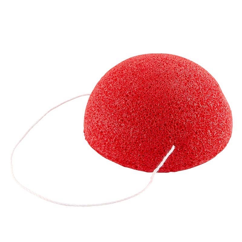 Red Konjac Facial Sponge Book Box - Flair Flower Bar & Studio