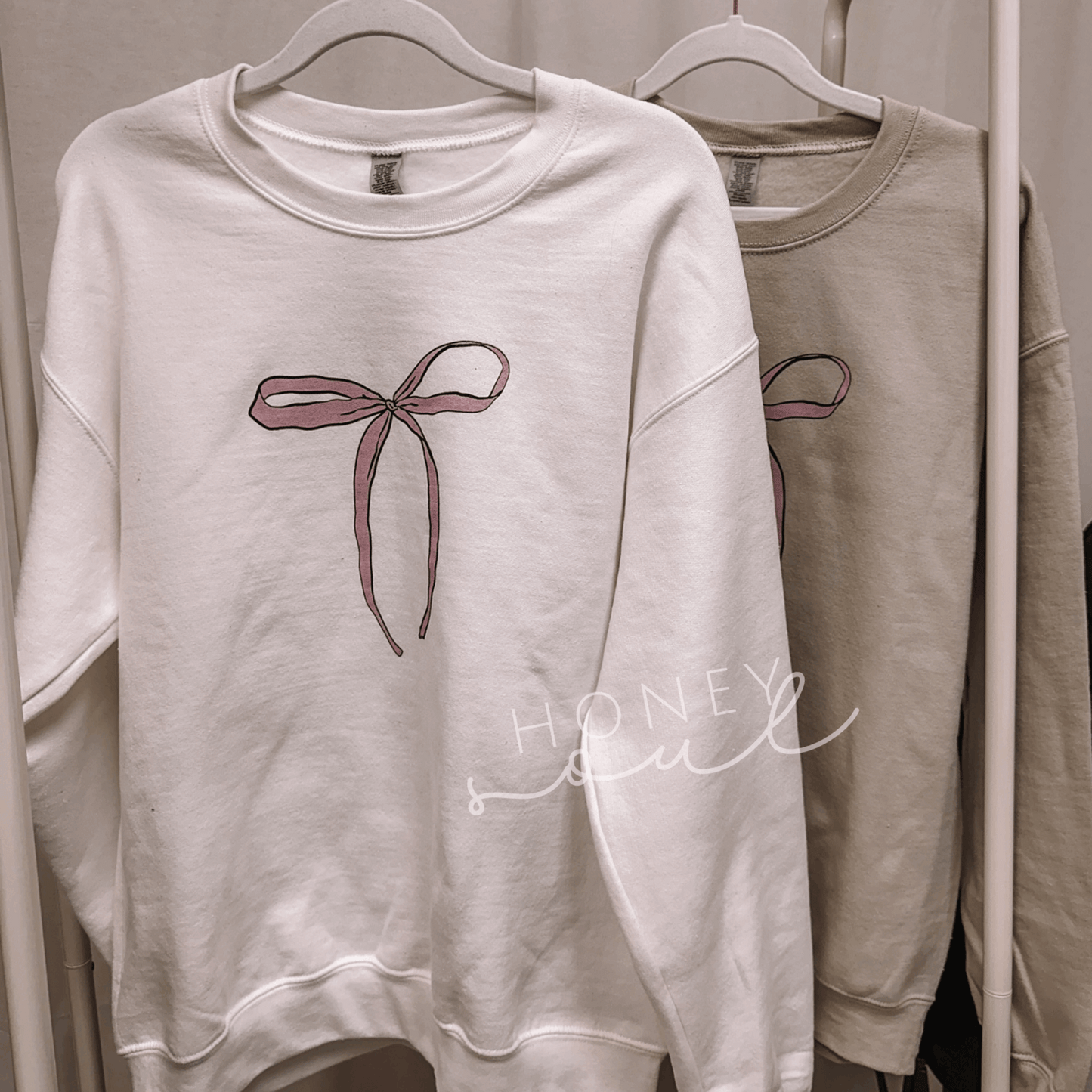 She Is Clothed Bow Sweatshirt - Flair Flower Bar & Studio