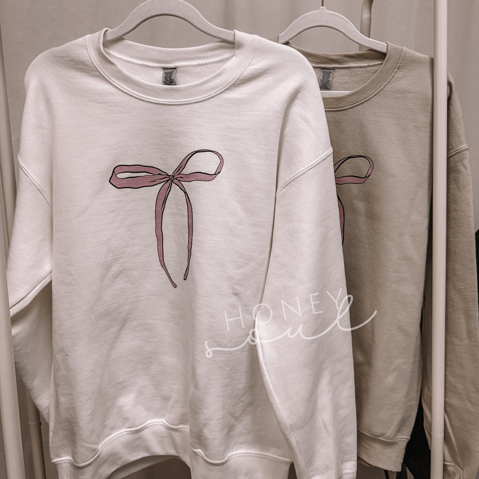 She Is Clothed Bow Sweatshirt - Flair Flower Bar & Studio