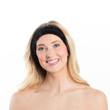Spa Headband - Black - Flair Flower Bar & Studio